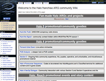Tablet Screenshot of halo.wikibruce.com